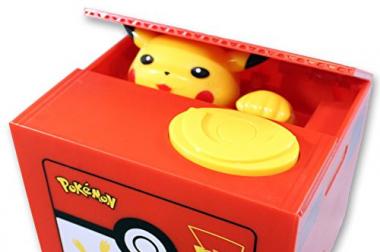 Pokémon Pikachu Geld Sparbox Spardose Sparschein 