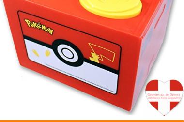 Pokémon Pokemon Pikachu Bank elektronische Spardose 