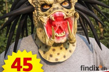 Predator Maske aus Latex Einheitsgrösse