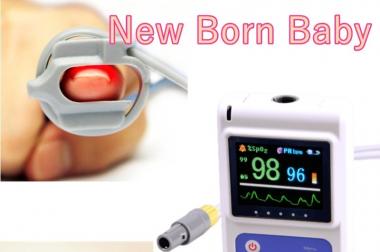 Pulsoximeter für Neugeborene, Baby, Kleinkinder, 