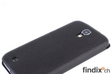 Samsung Galaxy S4 Hülle PU Tasche Case Cover schwarz