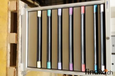 Schubladenschrank weiss grau für unter Werkbank 