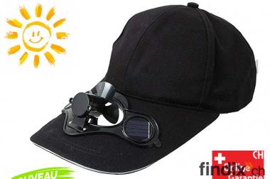 Solar Baseball Cap Mütze Kappe mit integriertem Mini