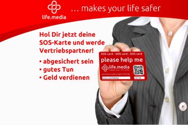 SOS Karte - Rettet Leben