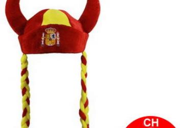 Spanien España Fan Hörner Fanhut Hut Mütze 