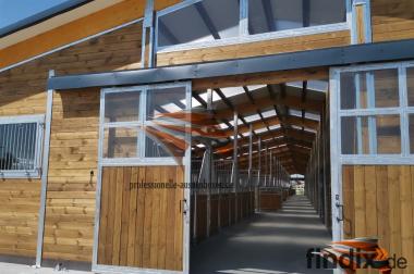 Außenboxen, Pferdestall bauen, Pferdebox und 