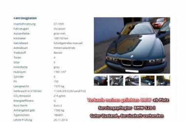 Verkaufe meinen geliebten BMW 520 i