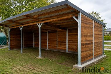 Weideunterstand & Weidehütte für Pferde, Offenstall