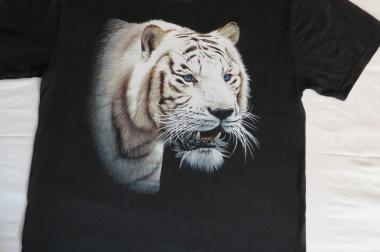 WEISSER TIGER - T-Shirt - Grösse:  S oder  L - 