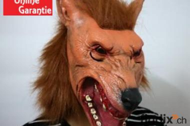 Werwolf Maske für Erwachsene Wolf Fasnacht Halloween