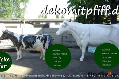 Willst ne normal große Holstein Deko Kuh oder ne 