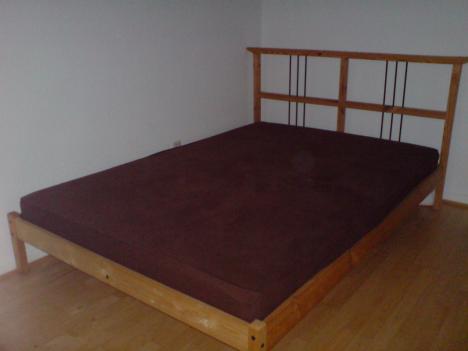 Bett dalselv von ikea 140x200 mit rollrost und matratze 217326