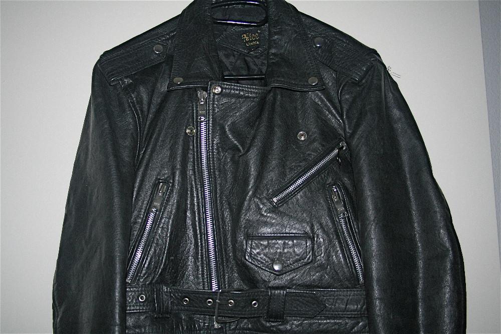 NICE of London, Biker Lederjacke, Retro 40's50's, 927686 NICE of London, Biker Lederjacke, Retro 40's50's, 927686