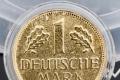 1 Deutsche Mark - Münze mit 24K-Goldauflage | 