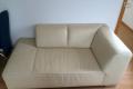 2-teiliges Leder-Sofa