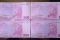 4 X 500 &euro; Euro Schein Geldschein Banknote v. 2002 top Zustand