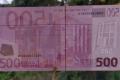 4 X 500 € Euro Schein Geldschein Banknote v. 2002 