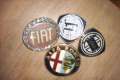 Alfa Romeo, Lancia , Fiat embleme, für sammler