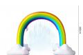 Aufblasbarer Regenbogen Wassersprinkler Spielzeug 