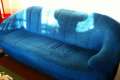 Blaues Sofa zu verschenken (abzuholen in HH-St. Pauli)