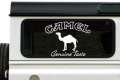 CAMEL Genuine Taste Aufkleber weiss ca. 15 x 11,7cm