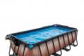 EXIT Wood Pool 400x200x100cm mit Sandfilterpumpe - 