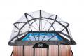 EXIT Wood Pool 400x200x100cm mit Sandfilterpumpe - 