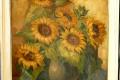 Gemälde von Dora Schmetz-Diel Sonnenblumen. B005