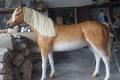 Haflinger 3D Pferd lebensgroß belastbar zum aufsitzen bis 100kg