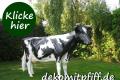 Holstein - Friesian Deko Kuh lebensgroß mit oder 