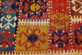 Orientteppich antik Kazak Kelim 390x126. T012
