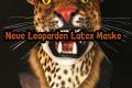 Leoparden Tiger Maske Tiermaske Fasnacht Latex Kostüm Neu