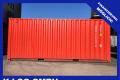 NEU !! roter 20 Fuß Seecontainer / RAL 3020 