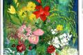 Öl-Gemälde Alena Dostalova (1932 CSSR), Wiesenblumen um 1950!!!