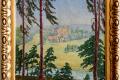 Öl-Gemälde Hans Friedrich (1887), Waldlandschaft mit Burg 1922!!!