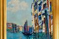 Öl-Gemälde v. Guillaume G. Roger (1867 Paris), Venedig 1908! TOP!