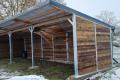 Offenstall & Pferdeunterstand, Weidehütte pferd TOP 
