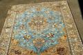 Orientteppich antik Isfahan m. Seide 19.Jh. 202x141. T125