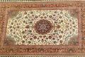 Orientteppich antik Isfahan mit Seide 100 J. T130