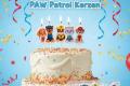 PAW Patrol Partykerzen im 5er Set für Kindergeburtstage