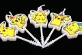 Pokémon Pikachu Kerze Kerzen Set 5 Stück 