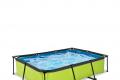Pool inkl. Kartuschenfilter Pumpe 300x200x65 cm - lime