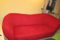Rotes 2-Sitzer Sofa