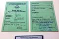 Simson S 51 N, S51N, Blanko Betriebserlaubnis BE ABE Typenschild