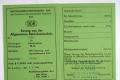 Simson SR50 SR 50 Blanko Betriebserlaubnis BE, Typenschild