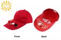 Solar Baseball Cap Mütze Kappe mit integriertem Mini
