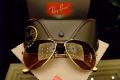 Sonnenbrille Ray Ban Aviator 3025 Gold/Brown