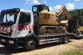 Transport von Baumaschinen Traktoren Landwirtschaftlichen Geräten
