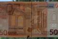 UMLAUFGELD 50  Euro Geldschein Banknote Druckfehler 