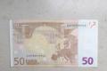 UMLAUFGELD 50  Euro Geldschein Banknote Druckfehler 